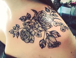 Lila Bubblez Tattoo Art